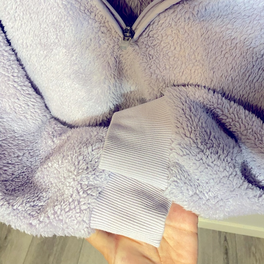 FUZZY LAVENDER PULLOVER SWEATER - Picture 5 of 6